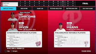 Nationals vs Phillies 5/20/2026 MLB The Show 25