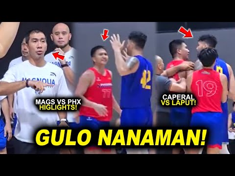 GULO ulit sa Tuneup! Coach LA Tenorio NAPASABAK na sa Magnolia Tuneup vs Phoenix! Caperal vs Laput!