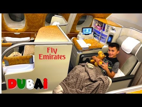 Going to DUBAI Business Class Airplane Flight!! HZHtube Family Vlog