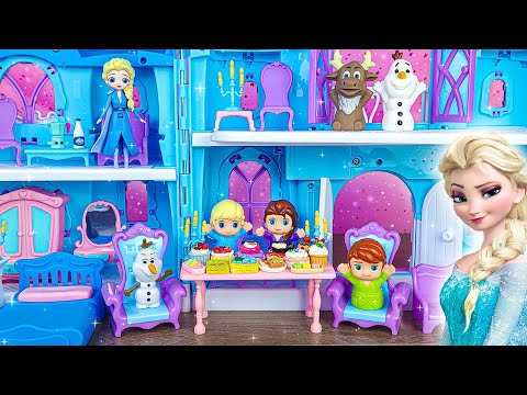 65 Minutes Satisfying with Unboxing Disney Frozen Elsa Castle Playset ASMR | Cute Elsa Toys Review