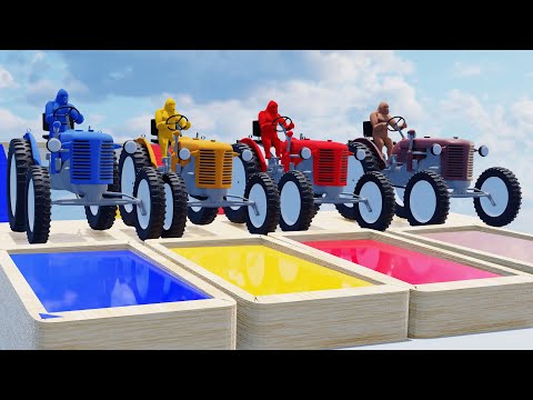 Learn Color With Tractor | Tractor video for kids | Gaming Fata