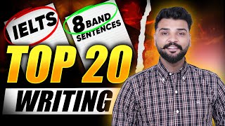 ✍️ 20 Sentences to Boost IELTS Writing Band 8+ 💯 | From Basic to Advanced 🧠📈
