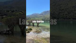 You must visit this lake in Crete 😍🇬🇷#lake #summer #greece #holidays #kournaslake