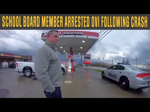 City Councilman School Board Member Arrested OVI Following Crash - BODY CAM COMPILATION