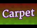 Understanding Carpet Concepts and Features