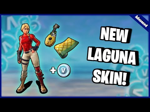 *NEW* LEAKED LAGUNA SKIN *STARTER PACK* WITH LEAKED EMOTES! | Leaked Fortnite Skin And Emotes!