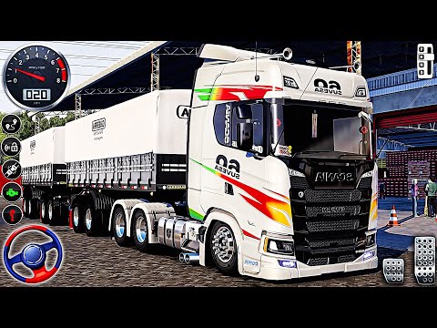US City Cargo Transport Truck Simulator 3D - Trailer Truck Driving Game | Android Gameplay
