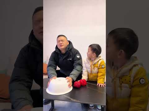 It's amazing how my son did it. Human cubs, daily life of father and son, funny daily life of cu