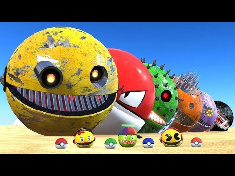 9PACMANS VS ROBOT PACMANS ll best collection X204