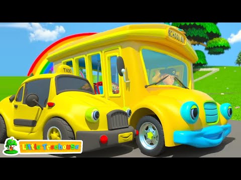 Wheels On The Vehicles, Nursery Rhymes and Cartoon Videos for Kids