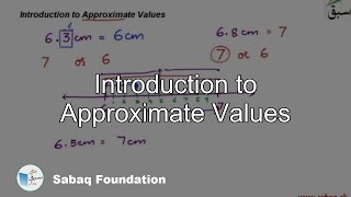 Introduction to Approximate Values