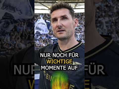 Klose Wollte Eigentlich Keinen Salto Mehr Machen! #fußball