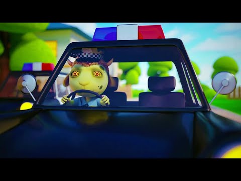 Police Officer Chasing Thief | Police Car Mission | Cartoon for Kids