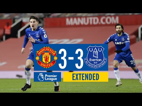 EXTENDED HIGHLIGHTS: MAN UTD 3-3 EVERTON