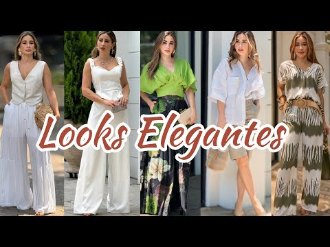 🟢Looks Cómo vestir Elegante y Sencilla: 5 looks Fáciles que Favorecen y no pasan de Moda😍