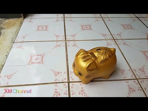 Bé Đập Heo Đất Siêu Dễ Thương ❤