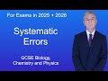 Systematic and Random Errors in Experiments