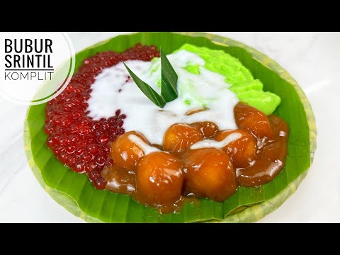 RESEP BUBUR CANDIL SUMSUM PANDAN MUTIARA | BUBUR SRINTIL | JAJANAN TRADISIONAL ENAK PWOL