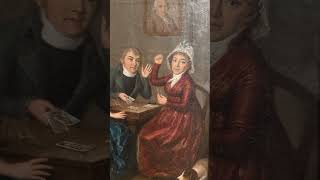 Familie Hüetlin bei lebhaftem Kartenspiel um 1805 Teil 2 / Rosgartenmuseum