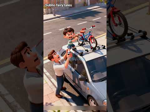 গাড়ির ছাদে সাইকেল তুলেছে কেনো #shorts