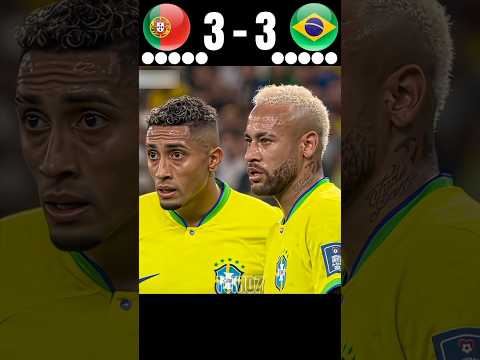 Portugal vs Brazil || PENALTY SHOOTOUT ||🤯🔥 IMAGINARY MATCH 2027 ||🥶 #football #shorts #cr7