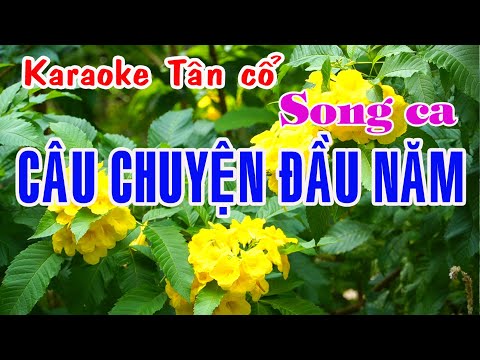 Karaoke tân cổ CÂU CHUYỆN ĐẦU NĂM – SONG CA