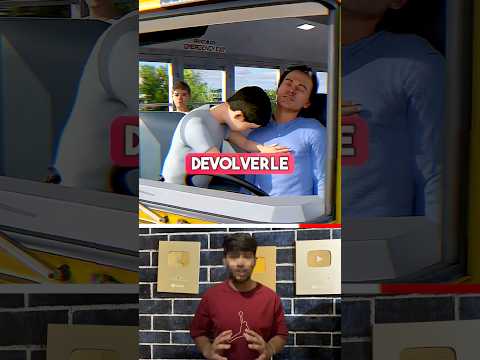 Su Corazón Se Detuvo Al Conducir… Pero Un Niño Salvó a Toda la Clase 😱🔥 #shorts