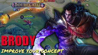 Improve your Lane Concept while 1 v 2  | One-Punch Brody | Marksman | MLBB