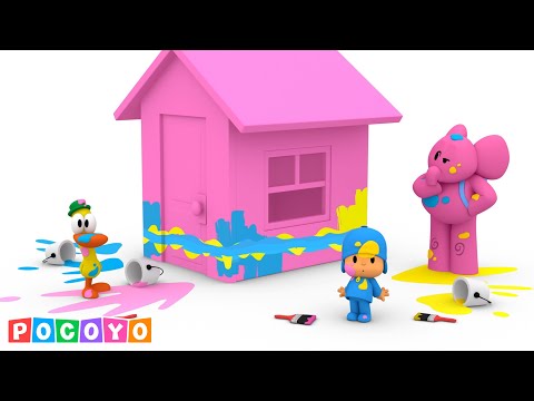 🖍️ Maison de COULEURS 🏠 | Pocoyo 🇫🇷 Français Chaîne Officielle | DESSIN ANIMÉ pour enfants