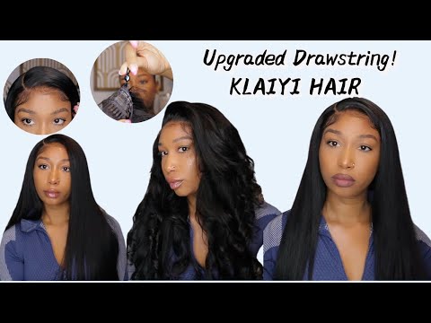 Upgraded Drawstring! The Most Natural Looking Yaki Straight Wig Install For Beginner Ft Klaiyi hair