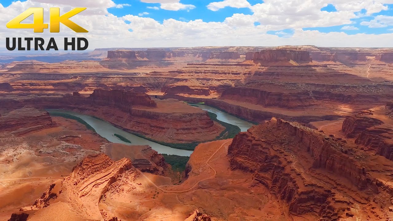 Dead Horse Point State Park Moab, Utah 4K Scenic Driving and Trail Walk