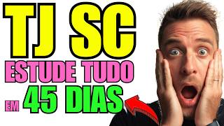 ESTUDE TUDO do CONCURSO TJ SC 2x ATÉ A PROVA [Reta Final Técnico]