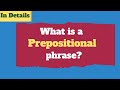 Understanding Prepositional Phrases