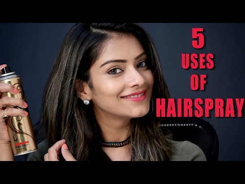 5 Different Ways To Use Hairspray | Hairspray Hacks | Foxy Makeup Tutorials