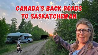 Realities of Life on the Road- New Batteries, Smoke, Errands: Alberta to Saskatchewan