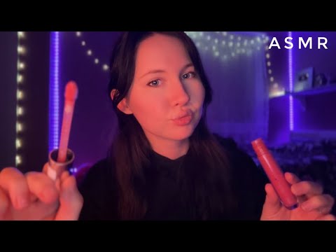 ASMR~1HR EXTRA Clicky Slow and Gentle Mouth Sounds, Whispers, & Lip Gloss Application For Sleep👄😴