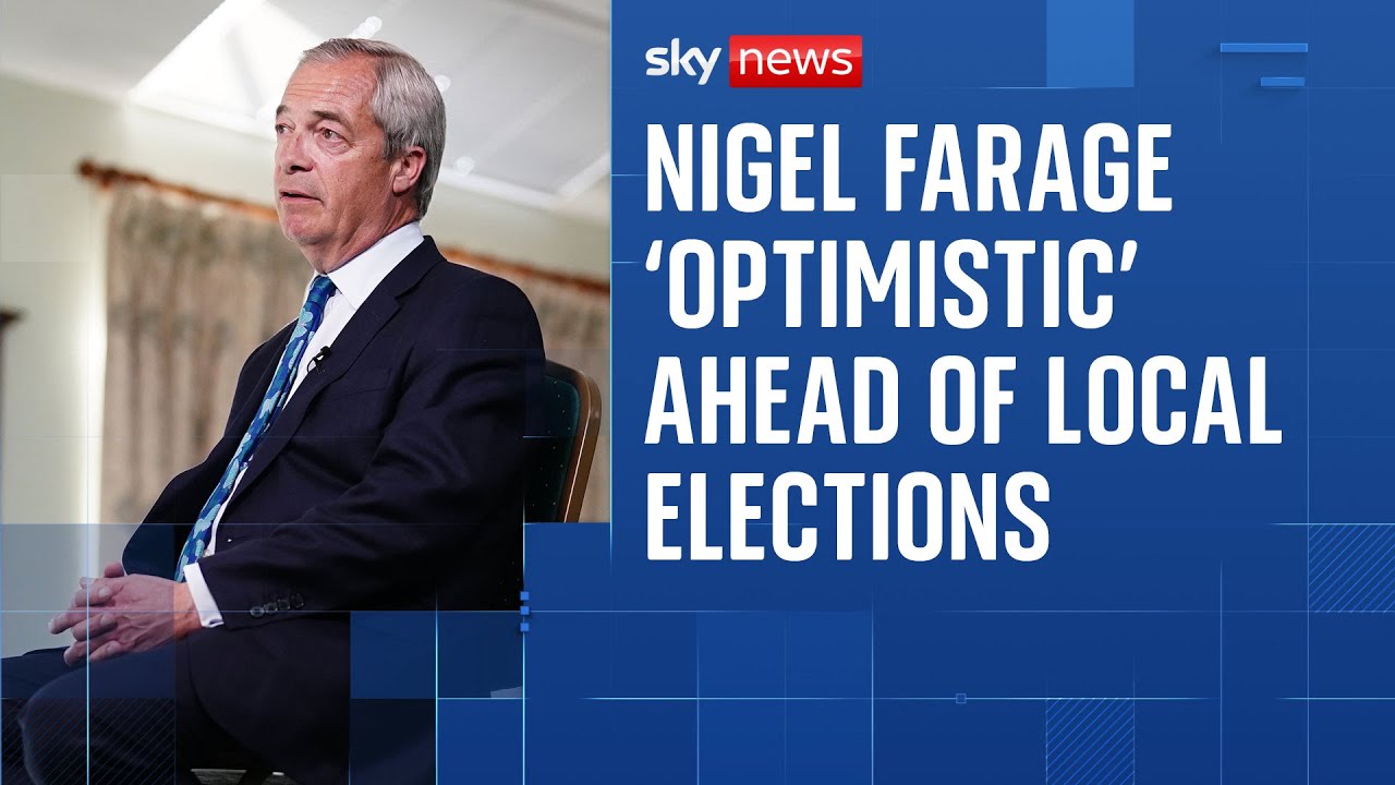 Nigel Farage predicts strong gains for his party in local elections