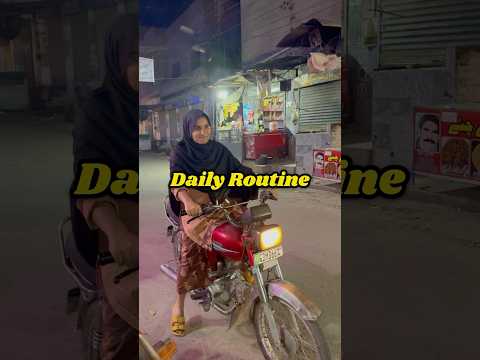 Daily routine ❤️😍#shorts #food #minivlog #streetfood #shortvideo #misbahbbqgirl
