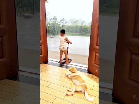 He went outside in rain