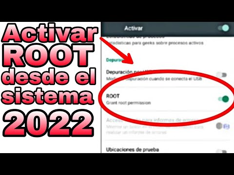 Activa Root en cualquier telefono android desde la configuración del sistema 2022