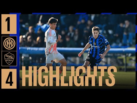 PASSA LA ROMA CONTRO I NERAZZURRI | INTER 1-4 ROMA | HIGHLIGHTS UNDER 20 | PRIMAVERA 1 2024/25 ⚽⚫🔵