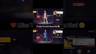 MISS YOU RAISTAR GYAN BHAI #raistar #gyangaming #freefire #shorts #reels