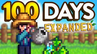 I Played 100 Days of Stardew Valley Expanded