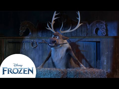 Sven Helps Save Olaf from Wolves | Olaf's Frozen Adventure