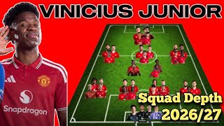 VINICIUS JUNIOR | Man United Potential Lineup/Transfer Targets | INS & OUTS Under CARRICK 2026/27