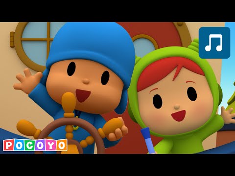 🛶 Row, Row, Row The Boat [10 Minutes] Nursery Rhymes & Baby Songs | Pocoyo English | Songs for Kids
