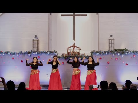 Christmas celebration ￼2023 Dance performance by glorious youths