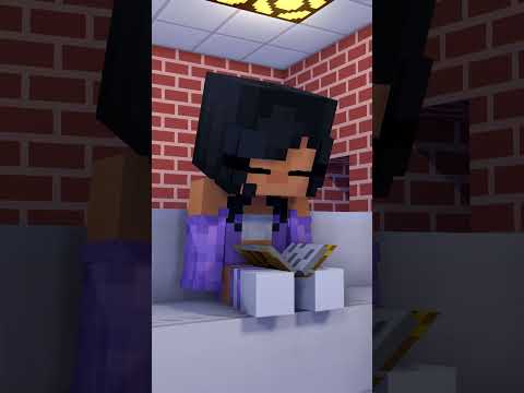 WOMP  WOMP FIRST MEET APHMAU AARON FIGHT  - MINECRAFT ANIMATION #shorts