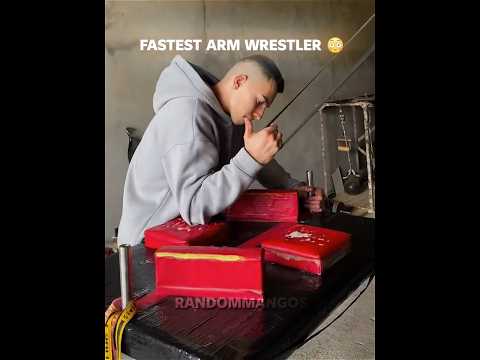 Fastest arm wrestler 🤯☠️