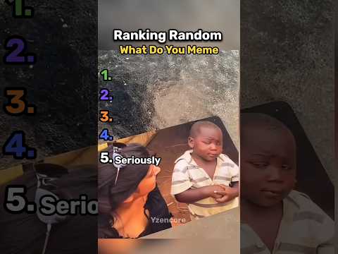 Ranking Random What Do You Meme